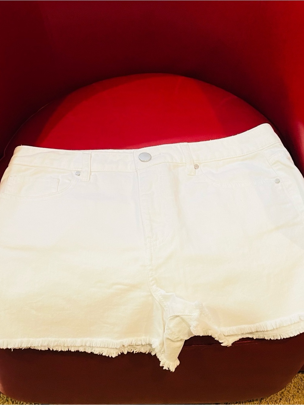 Design Lab Distressed and Frayed Shorts